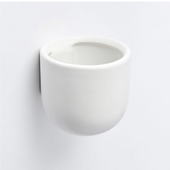 West Elm Ceramic Wallscape Planter. Never used. In original box. - Picture 2 of 9